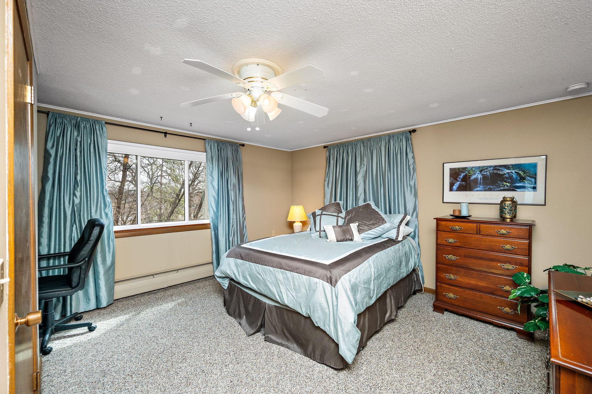 Bedroom #4 is also big with another big closet!