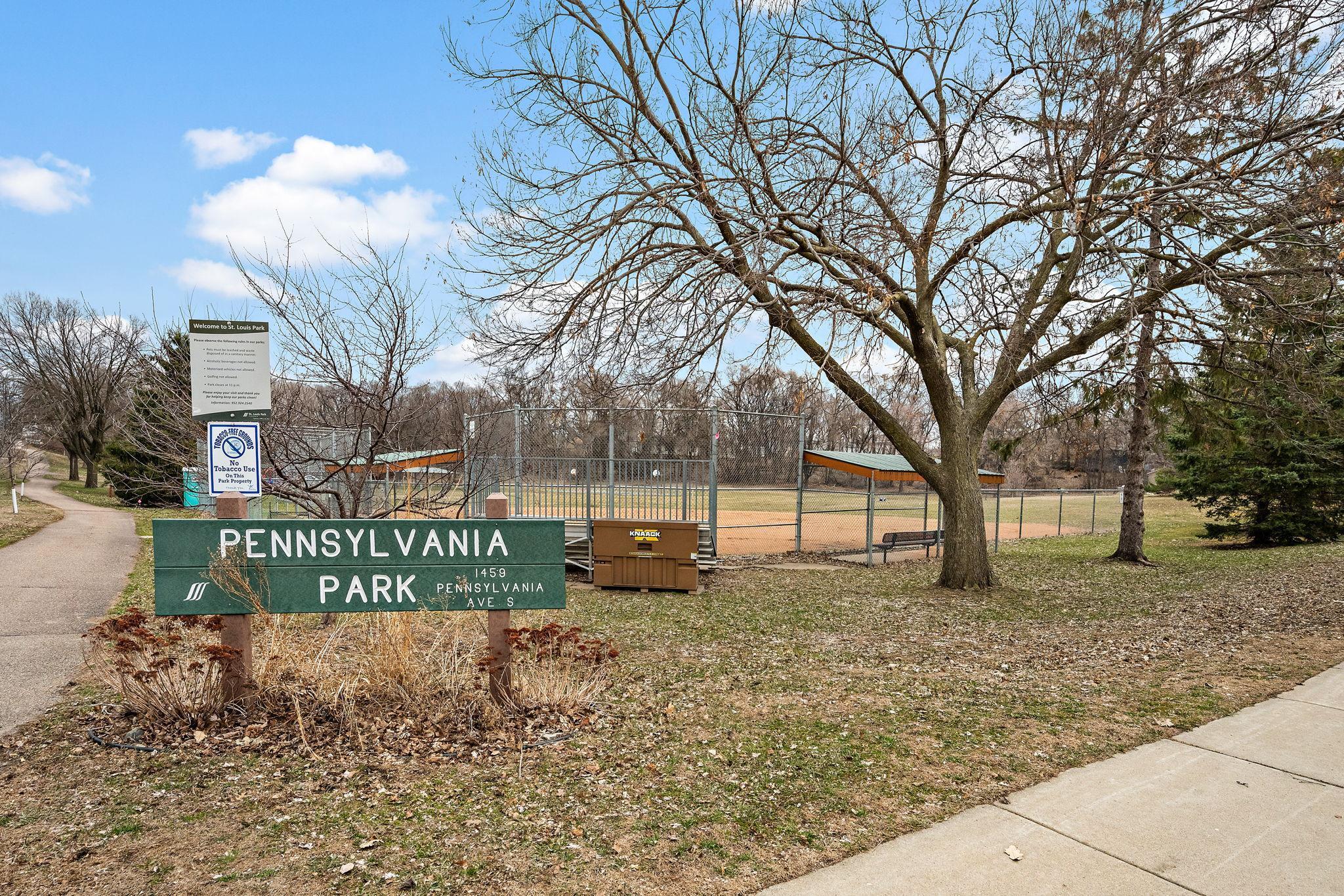 Nearby Pennsylvania Park!