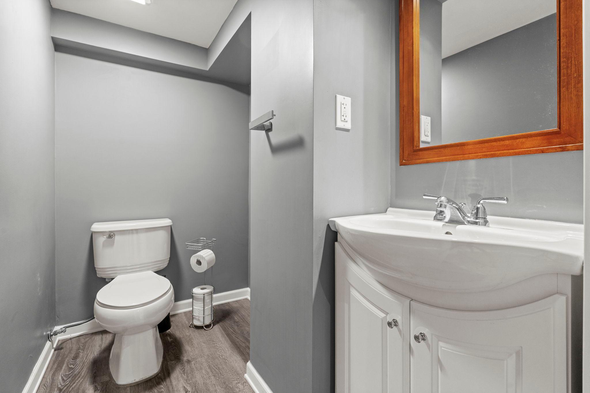 Lower level 3/4 bath