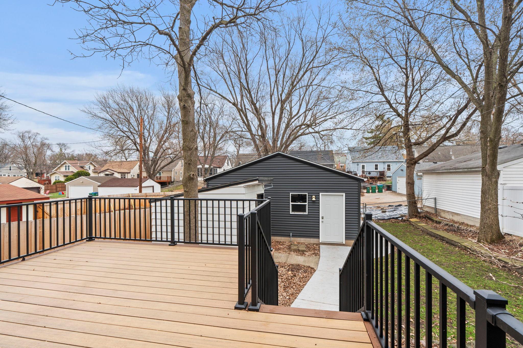 Enjoy summer on your beautiful maintenance free deck!