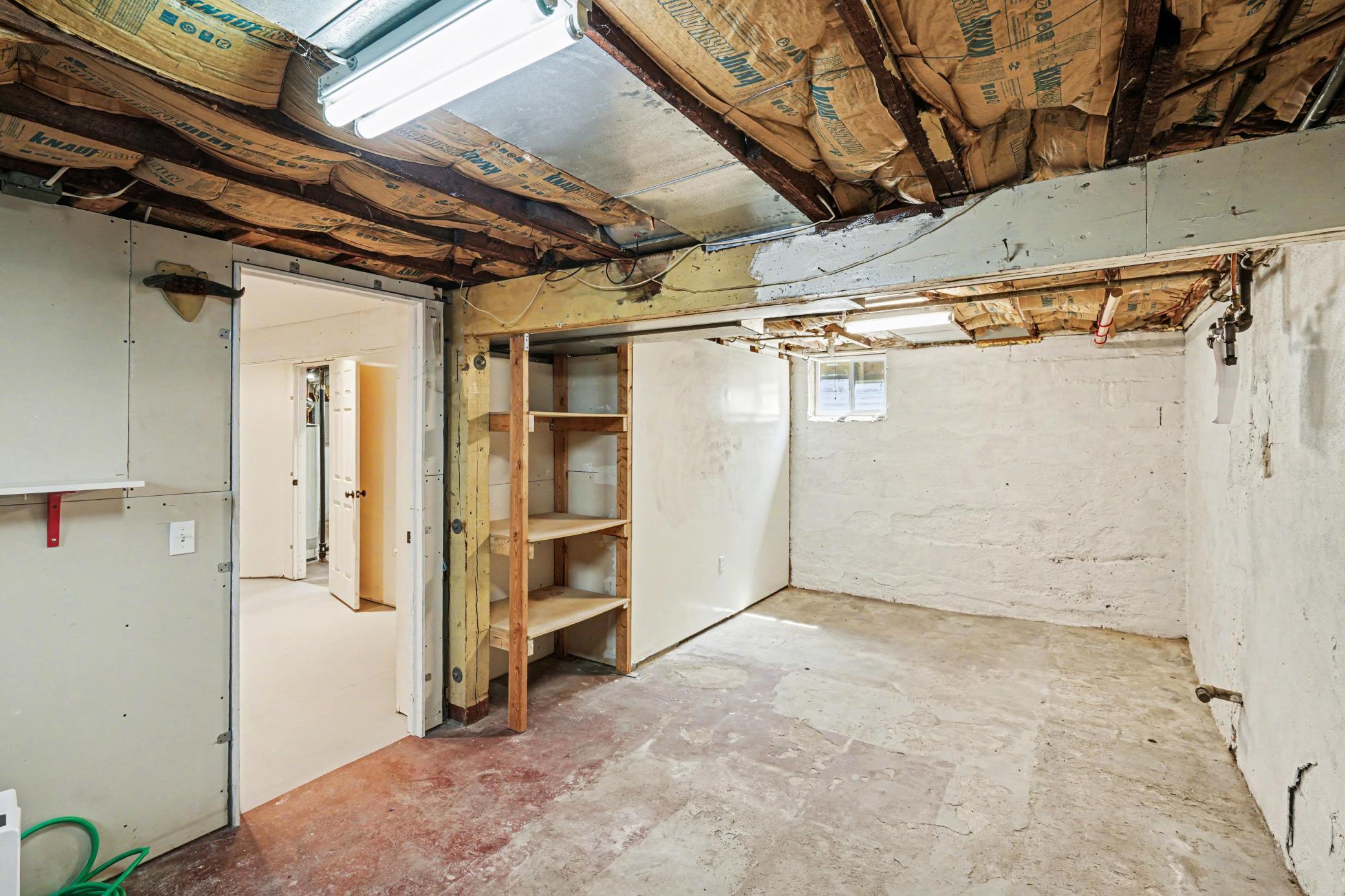 Basement - walled off area