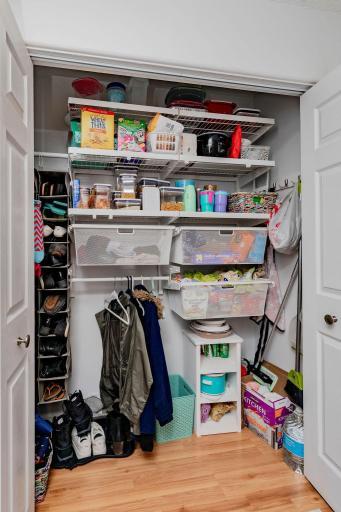 Coat closet + pantry