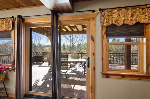Patio Door off of Kitchen to Concrete Deck