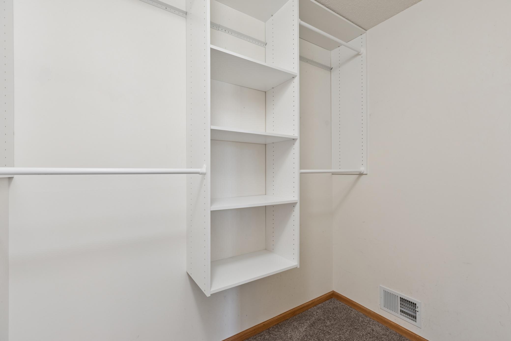 Primary His and Hers Closets