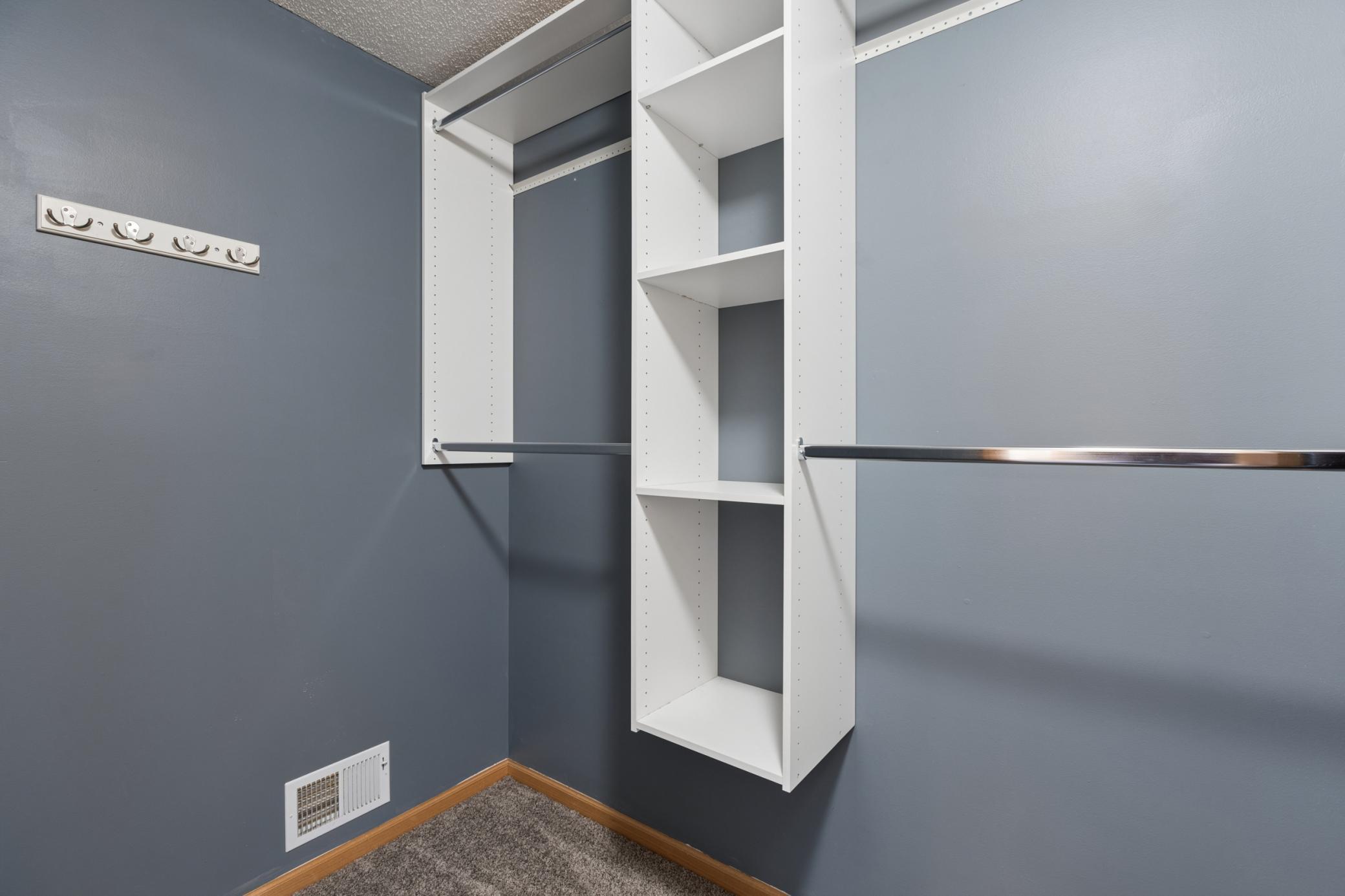 Primary His and Hers Closets