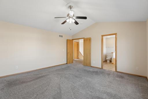 Full Private Primary Suite with His and Hers Closets