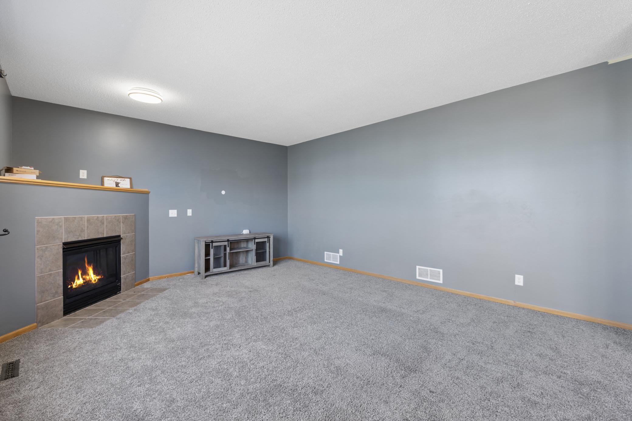 Living Room with Gas Fireplace