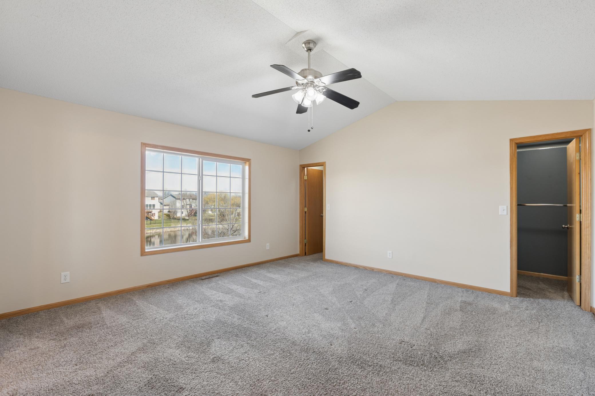 Full Private Primary Suite with His and Hers Closets