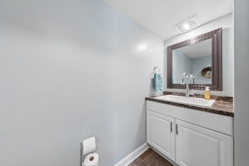 LL bathroom was custom made for craft/bathroom. Has hookups and easy transition back to 3/4 bathroom