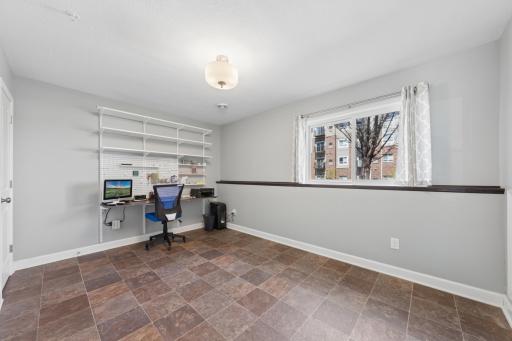 LL Bedroom/Office with attached bathroom. Currently a 1/2 bath but easy conversion to 3/4.