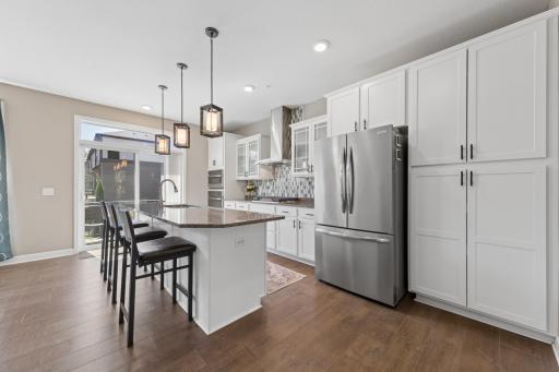 Plenty of cabinet an counter space also featuring stainless steel appliances