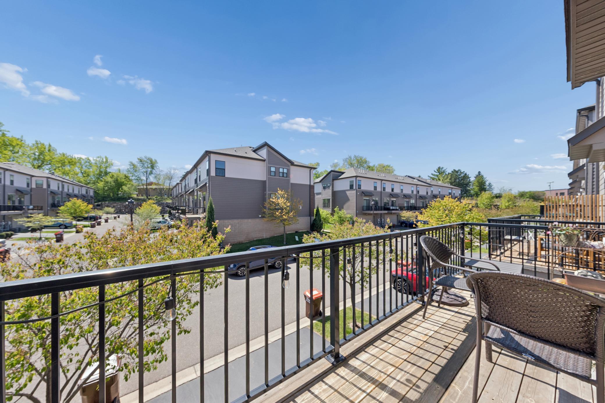 Large Deck off back