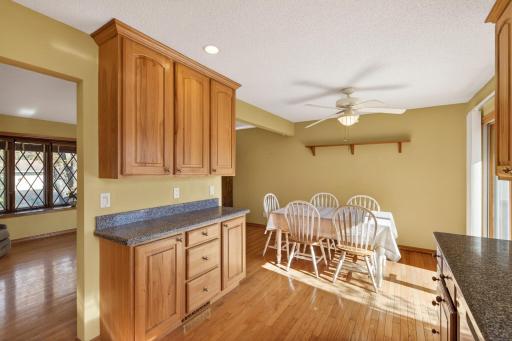 Abundant storage/prep space in the kitchen!
