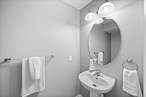 Convenient main level 1/2 bathroom!