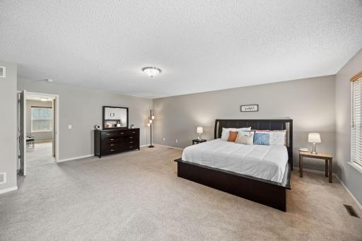 Upstairs, three well-sized bedrooms provide flexibility for a variety of needs.