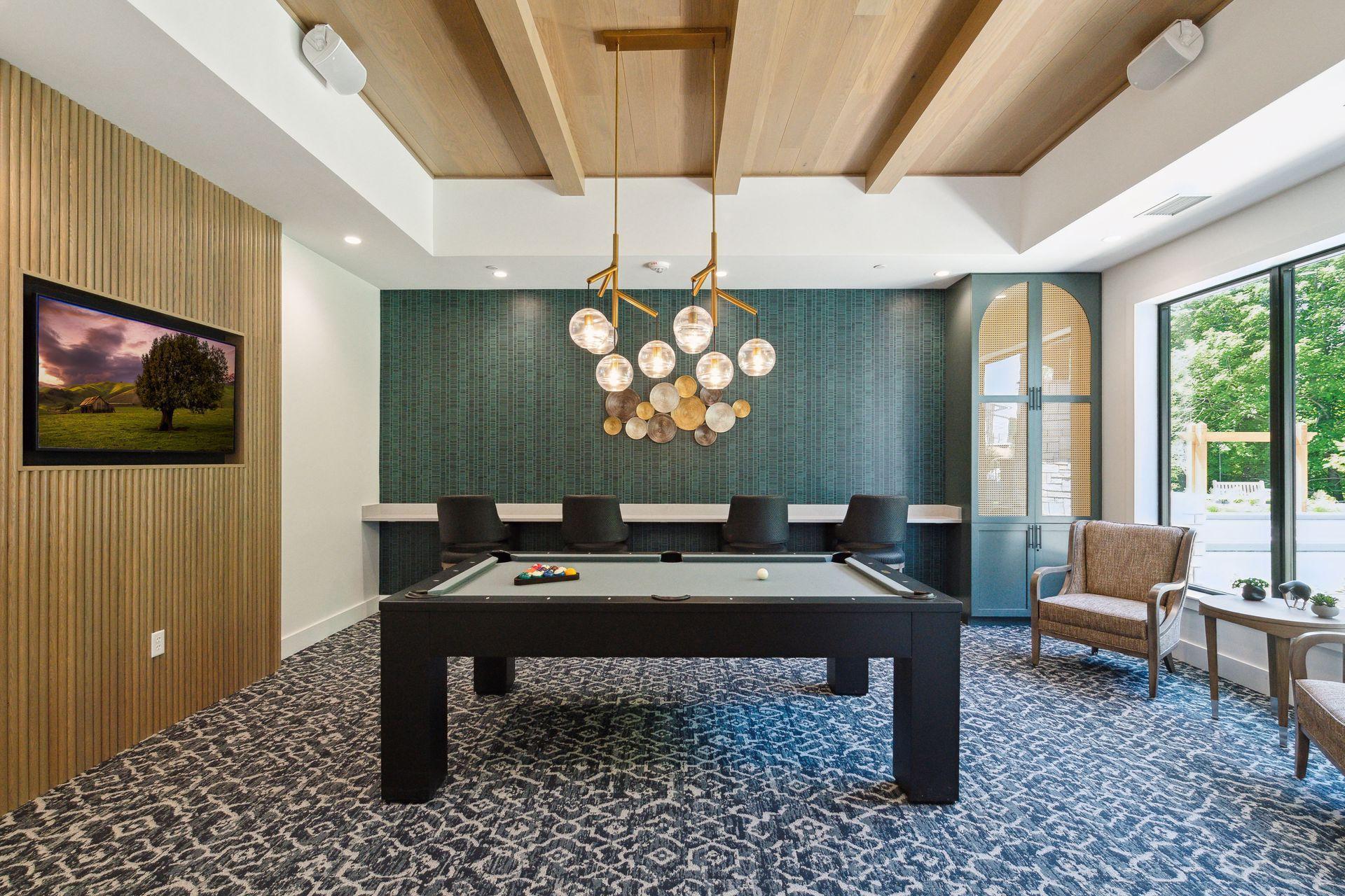 Billiard room