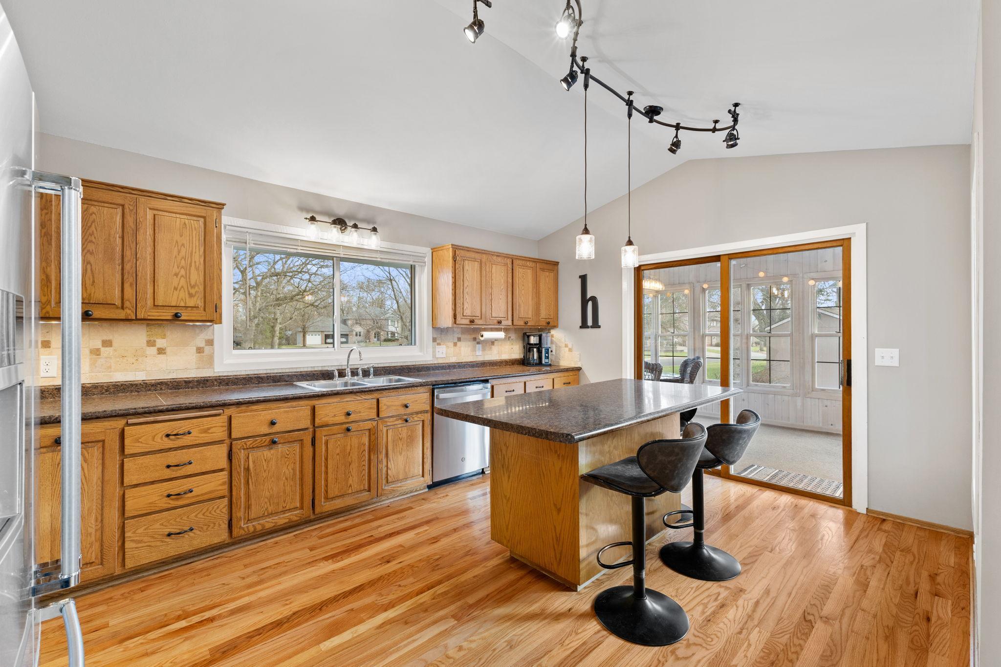 walkout to 3 season porch