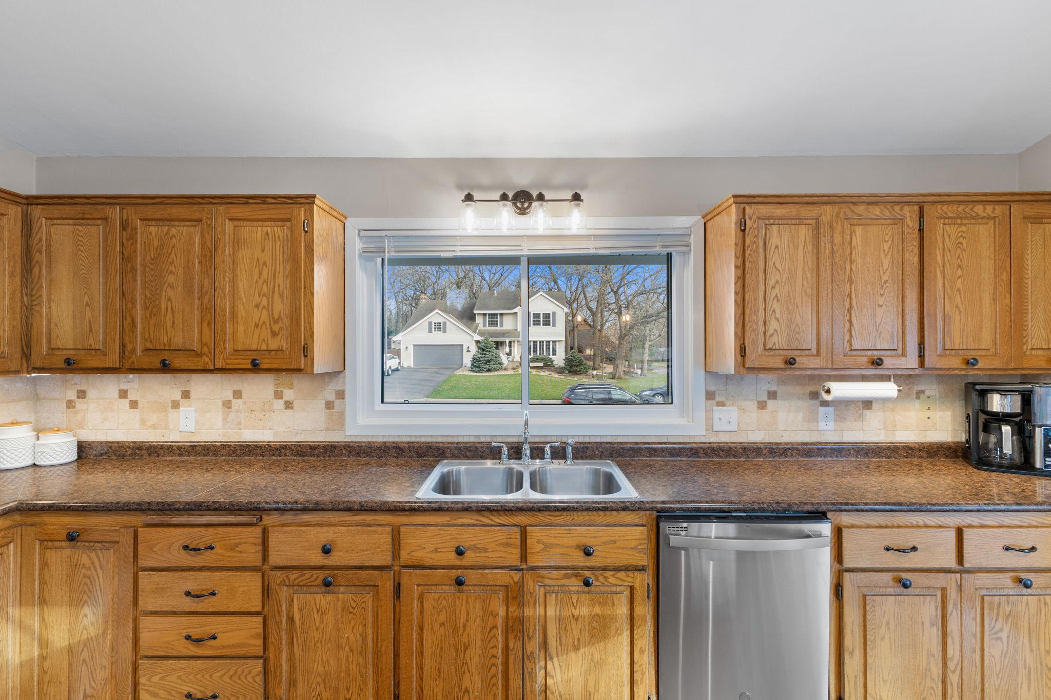window over kitchen sink