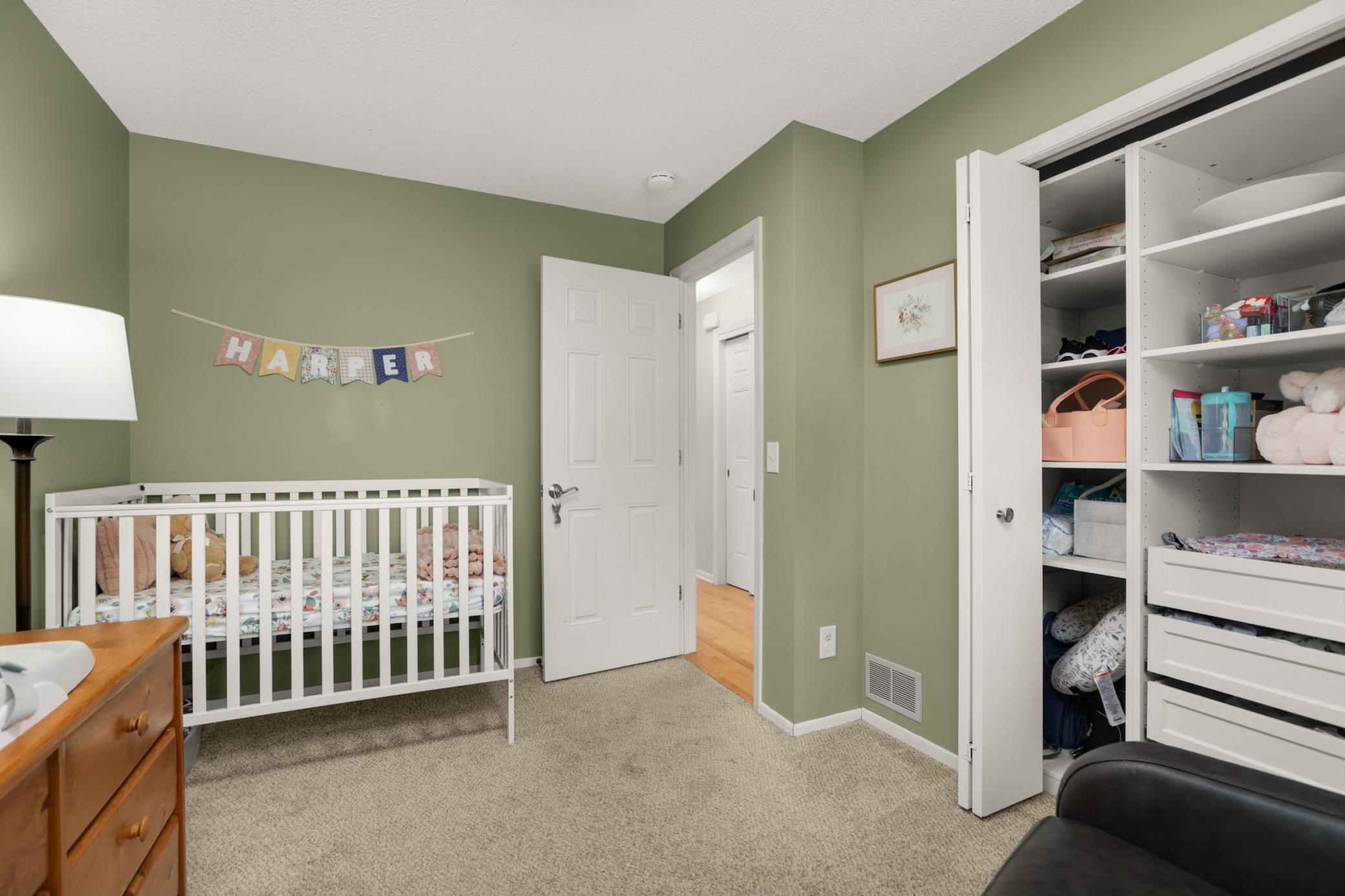 Notice the closet organizers! What a nice upgrade!