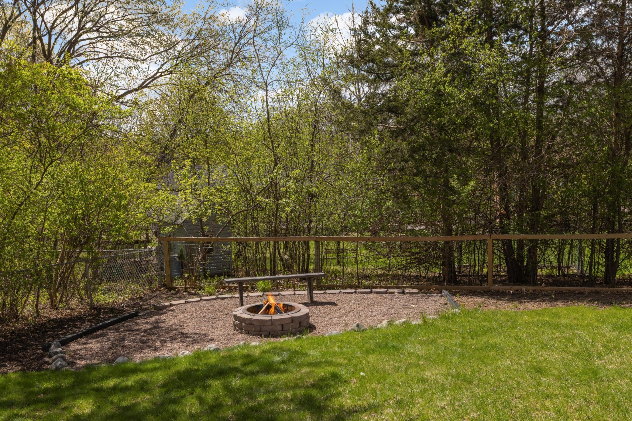 Unwind on summer evenings with a bonfire and s'mores!