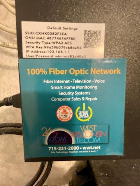24/7 Fiber Internet is available