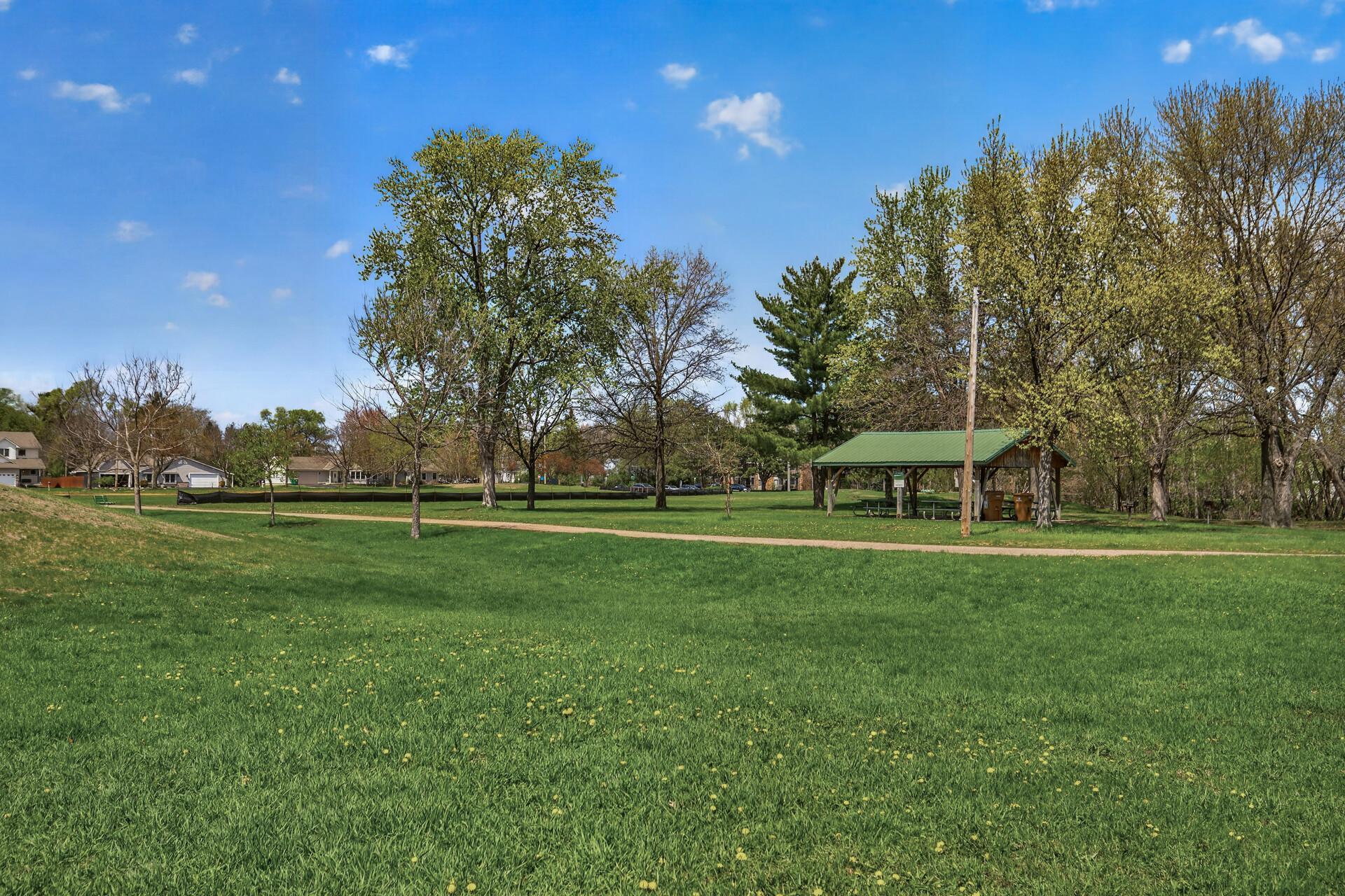 Lion's Park at end of street