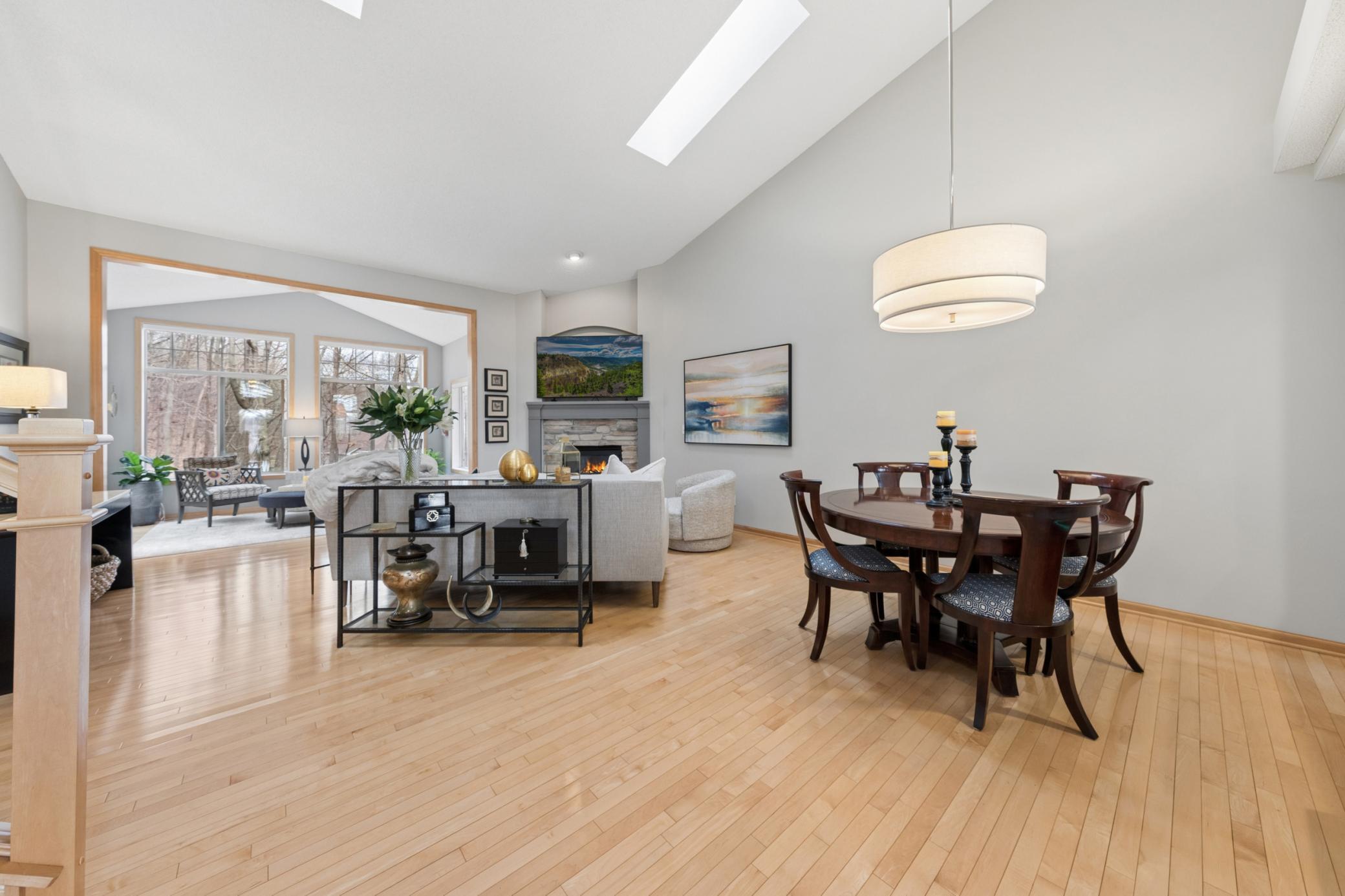 Open concept, perfect for entertaining