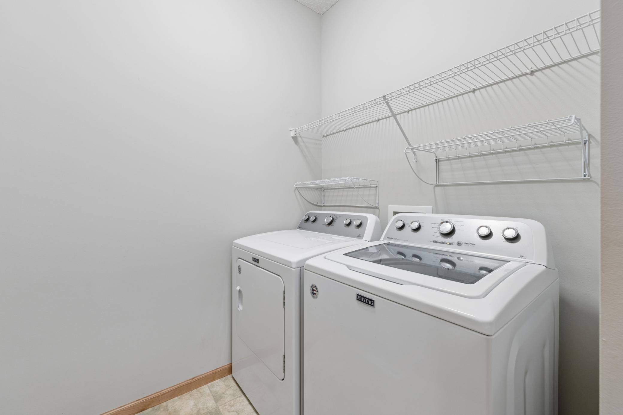 Main level laundry room