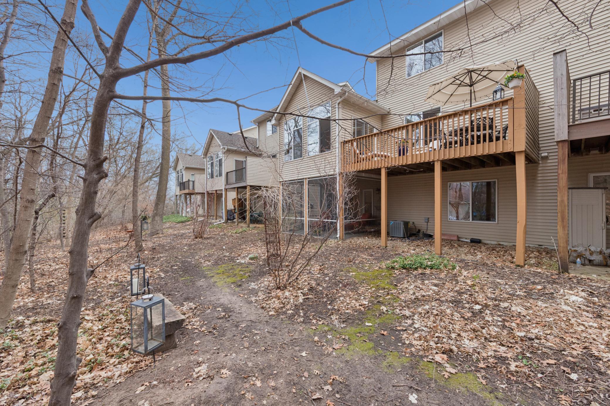 Wooded back lot. Enjoy the birds, Turkeys and an occasional Deer