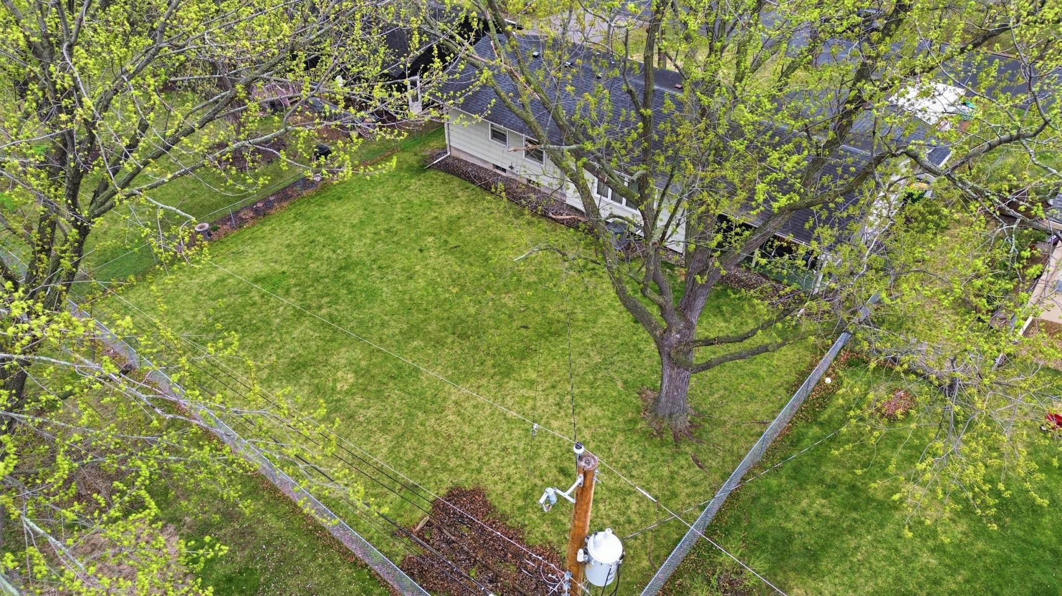 Aerial of Back Yard