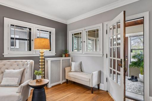 Unique blend of vintage appeal and updated living