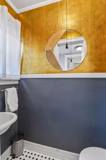 Updated bathroom with clean modern finishes