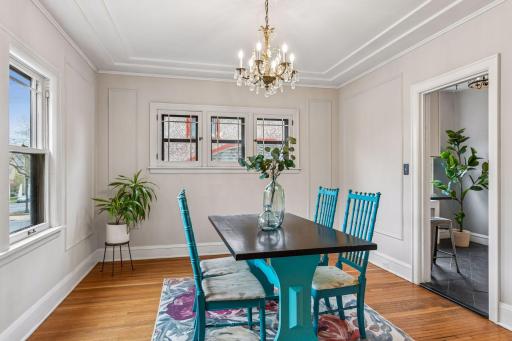 Blend of historic character and modern comfort throughout