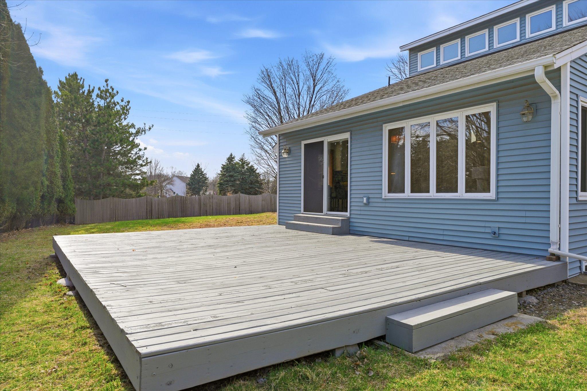 Deck was painted this year!