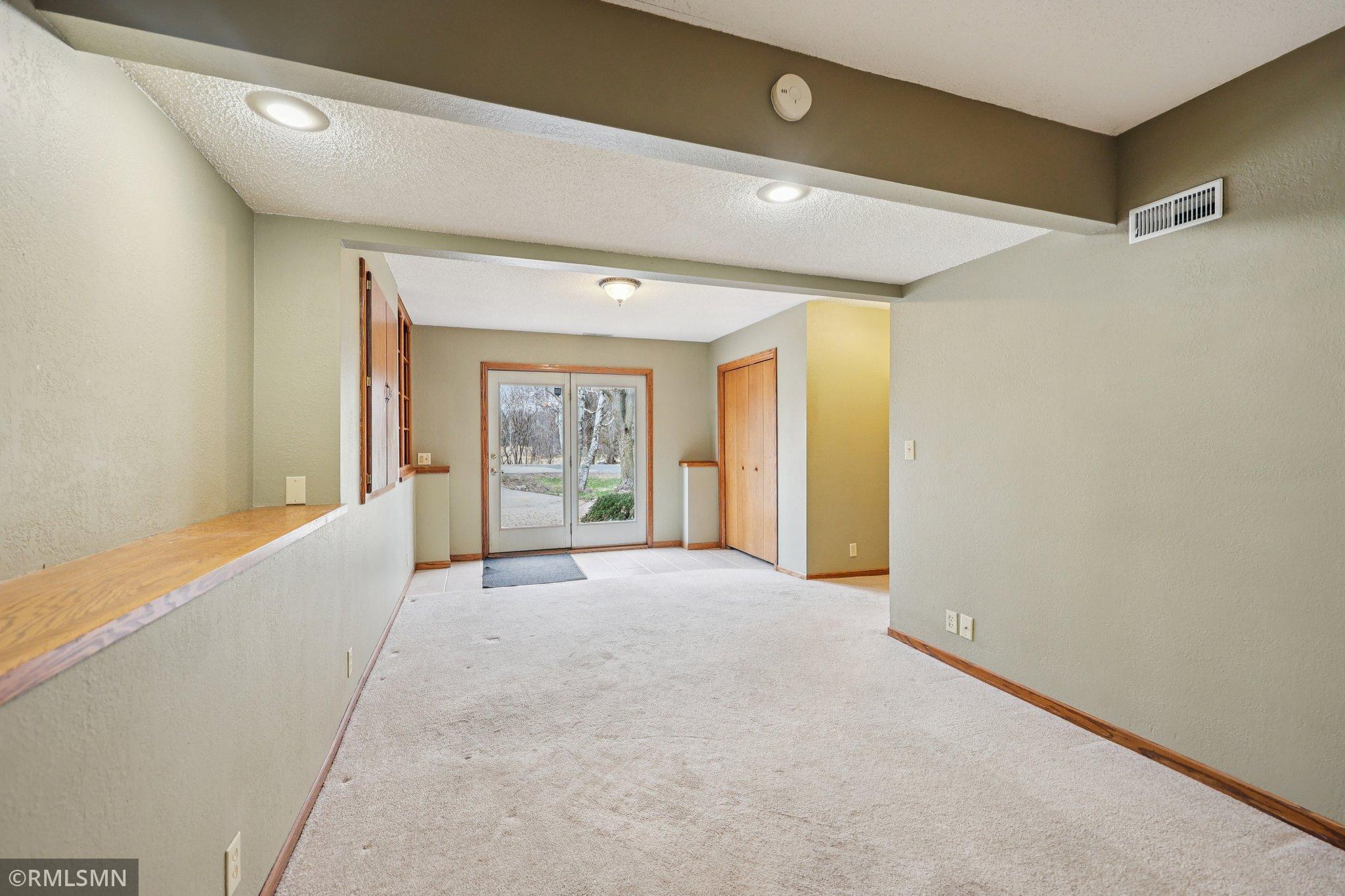 View of the entry and closet