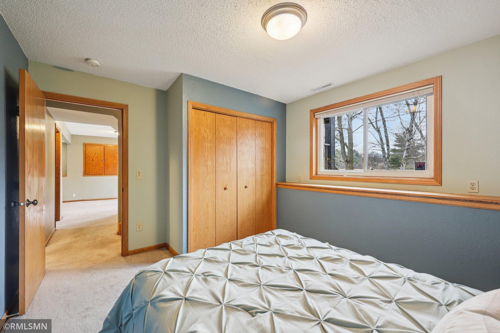 Bedroom 2 has front yard views