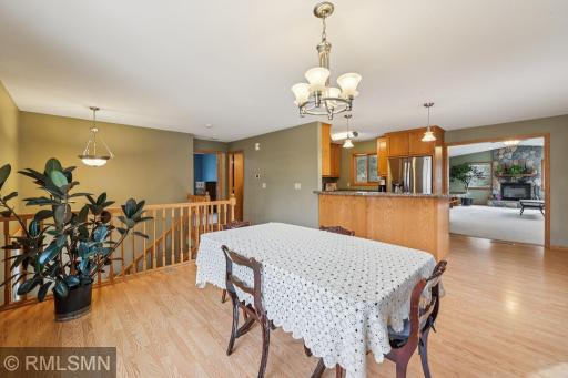 Great site lines into the kitchen and the Great room