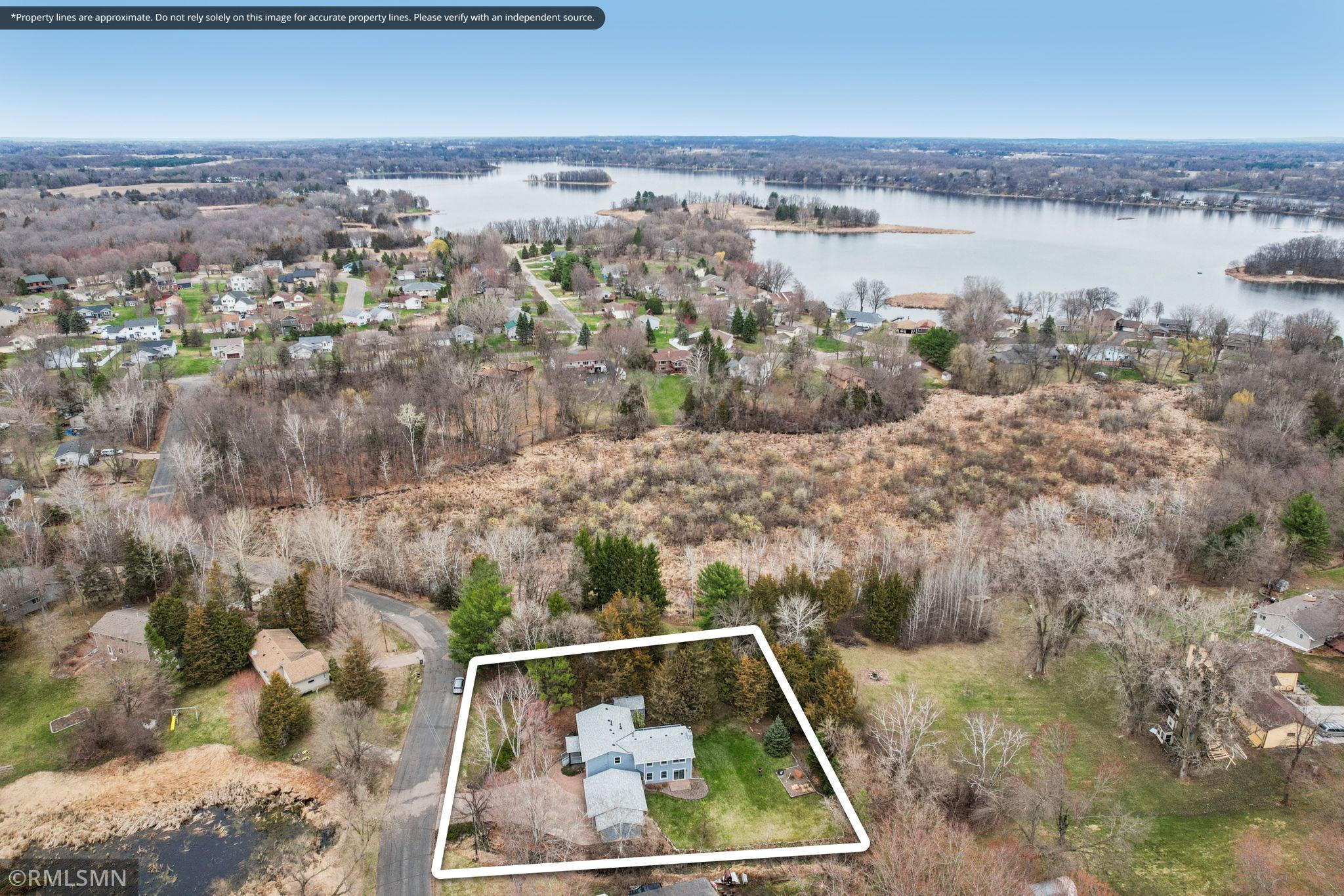 Lines are approximate