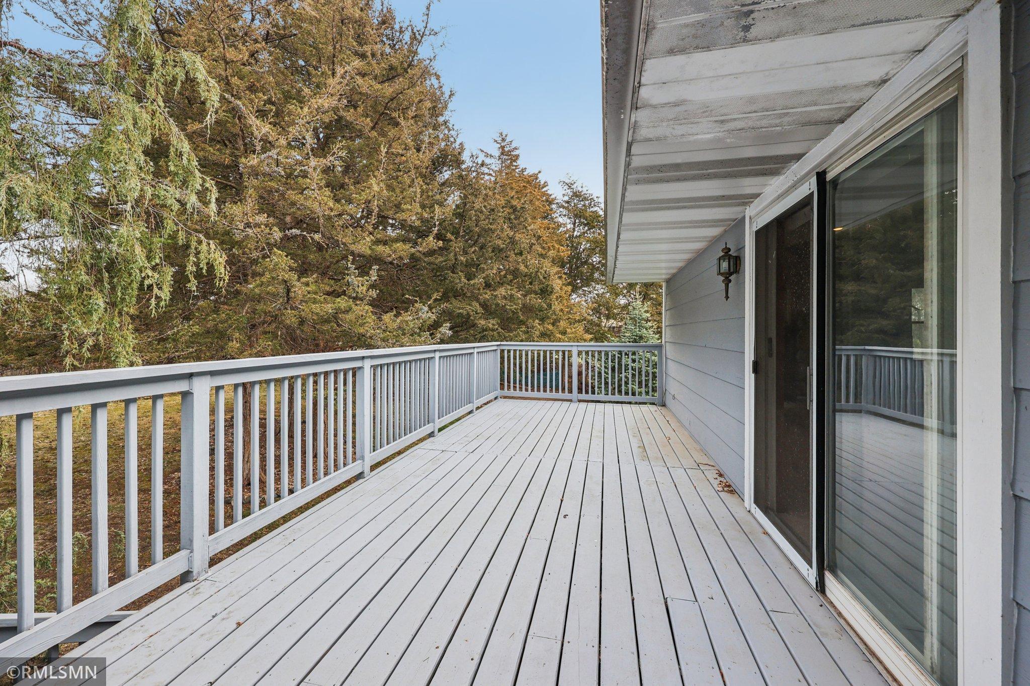Back end of the deck-patio doors walk into Great room
