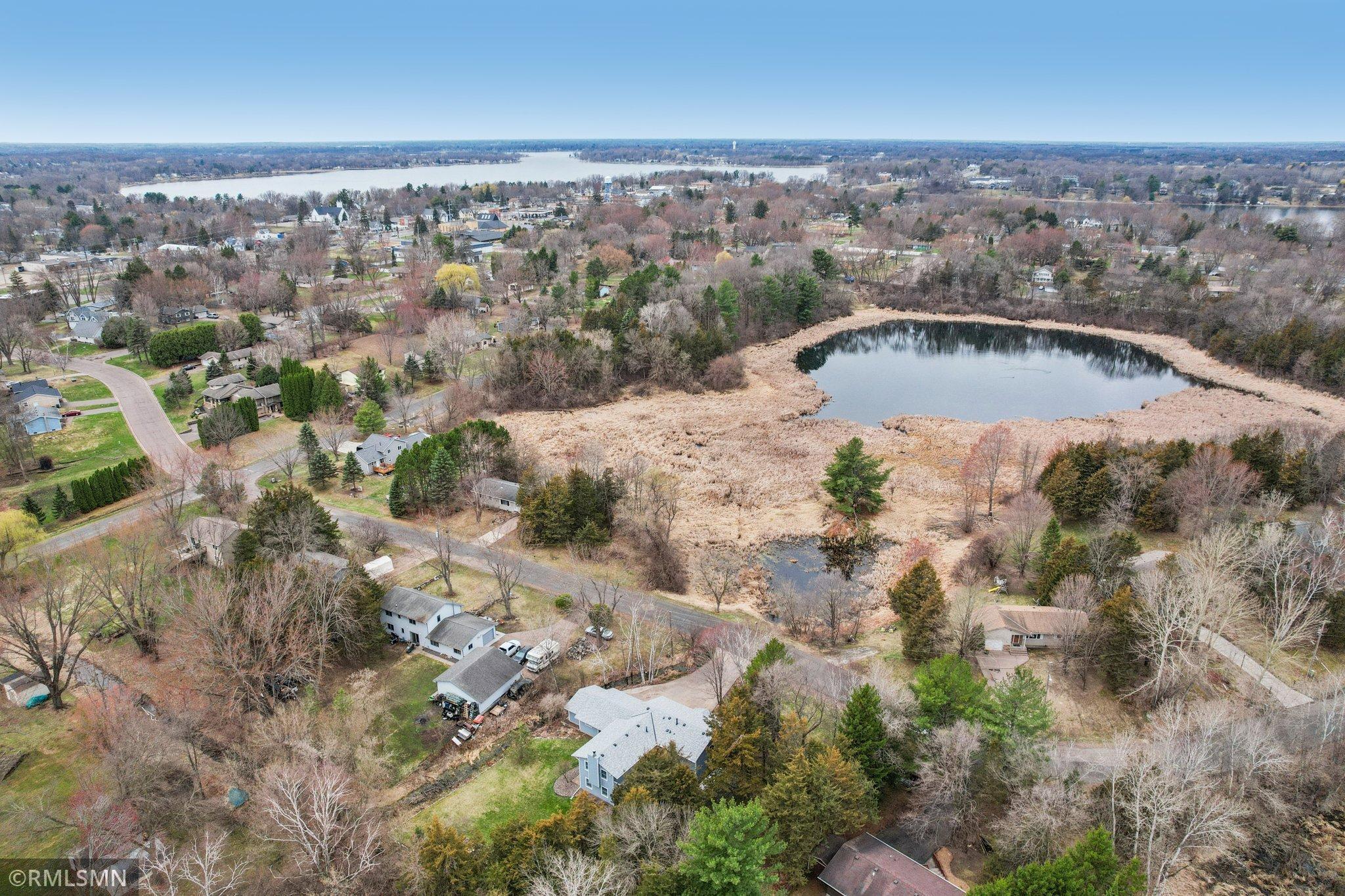 That is North LIndstrom Lake in the distance