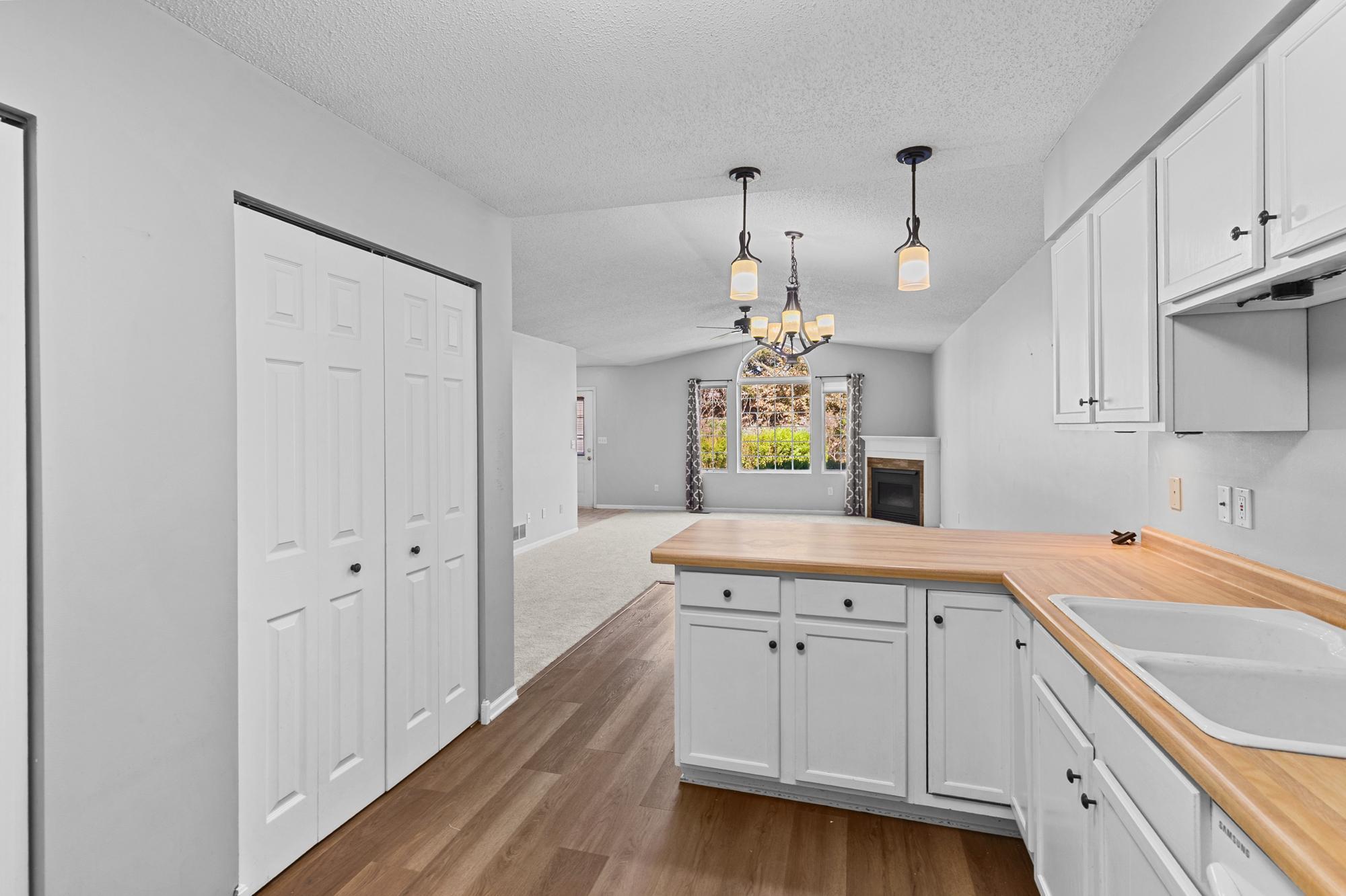 Lots of kitchen storage in this home!