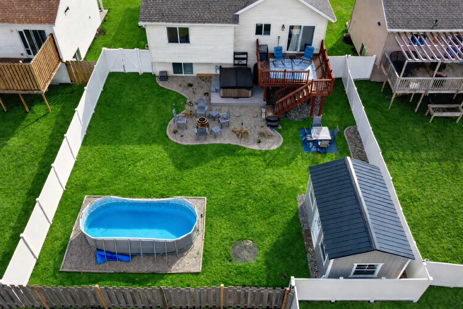 Back Yard virtual colors