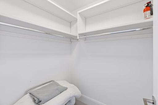 Second bedroom walk-in closet