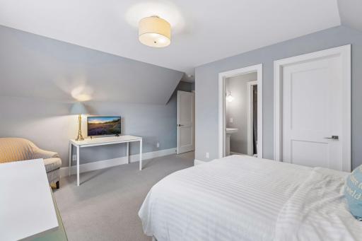 Third bedroom offers a walk-in closet and access to the jack and jill bathroom