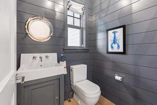 Main floor powder bath