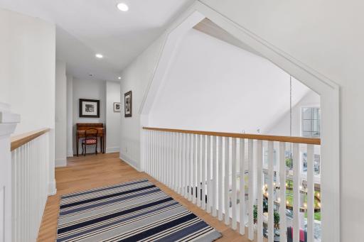 Head to the upper level to discover two additional bedrooms