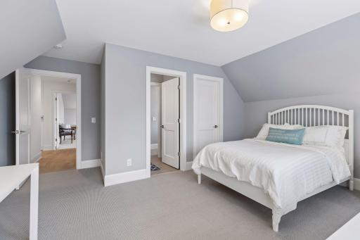 Third bedroom is located on the upper level