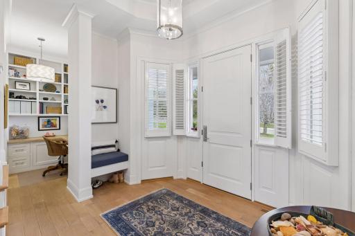 Step into this light and bright entryway