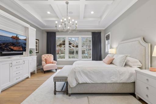 Highlights include oversized windows, stunning ceiling details, and generous built-in storage space