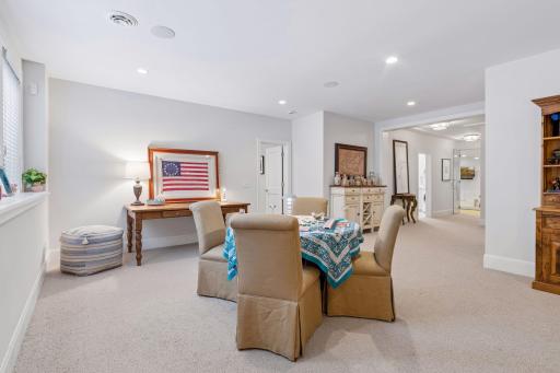 Plenty of space for a pool table, card table, or a hang out spot